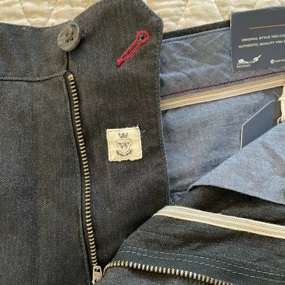 WALLIN & Bros Cargo Chino Pant in Gun Metal Gray Size 31-34‎ NWT